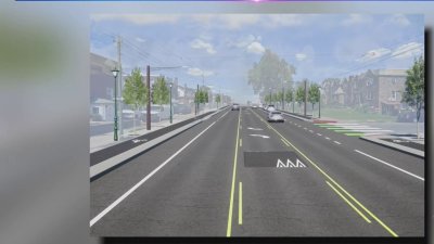 Protestan por reducción de carriles en Castor Avenue