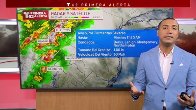 Aviso por tormentas severas en partes de Pensilvania