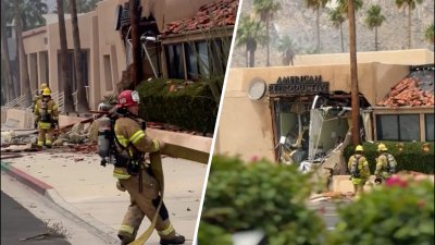 Explosión de auto en Palm Springs deja un muerto y al menos cinco heridos