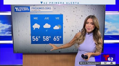 Sistema de baja presión trae lluvia para finalizar la semana
