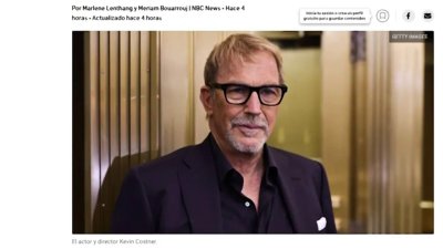 Actor Kevin Costner enfrenta demanda por escena de violación filmada en Utah