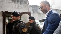 The former doctor of late Argentine football legend Diego Maradona, Leopoldo Luque, leaves after a trial hearing in San Isidro, outskirts of Buenos Aires on May 29, 2025. An Argentine court on Thursday nullified the trial of late football legend Diego Maradona’s medical team and ordered a new one, after a judge stepped down over her role in a documentary about the case. (Photo by TOMAS CUESTA / AFP) (Photo by TOMAS CUESTA/AFP via Getty Images)