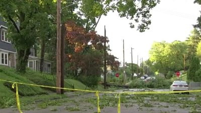 Niño herido y graves daños quedaron tras tormenta en Filadelfia