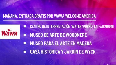 Refréscate del calor con acceso gratuito a museos en Philly por el Wawa Welcome America