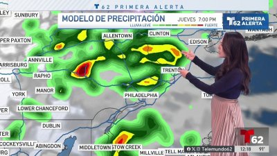Posibles lluvias y tormentas para la noche del jueves en la región