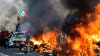 En vivo:  Incendian autos en medio de protesta contra ICE en el centro de Los Ángeles