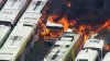 En vivo: incendio en garaje SEPTA consume múltiples autobuses