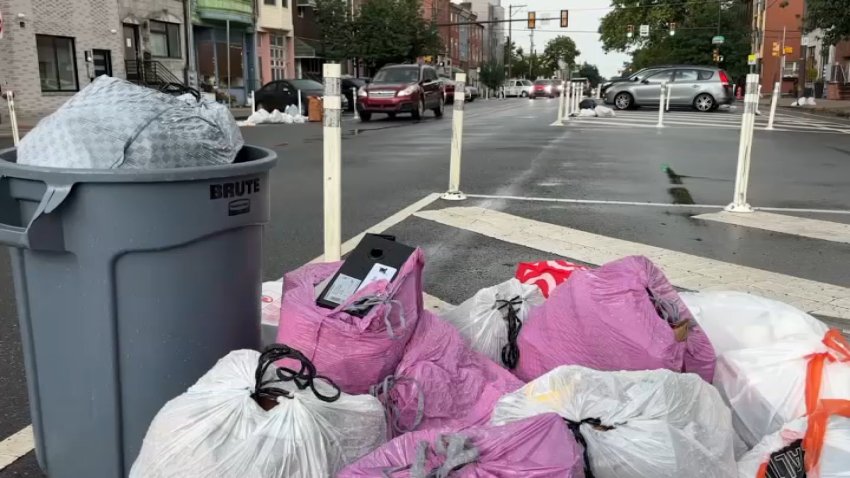 basura en filadelfia day 2 huelga