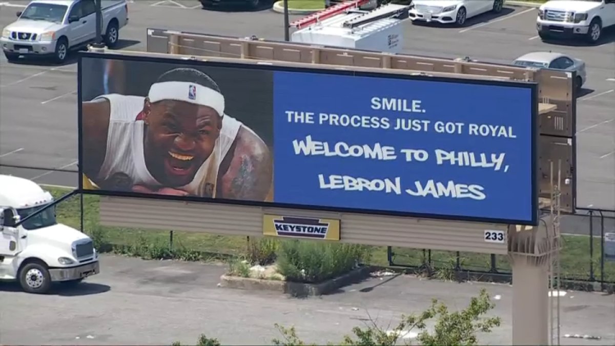 LeBron James announces move to Philadelphia 76ers with two year contract
