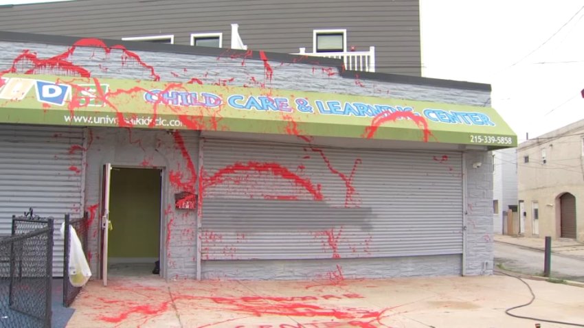 day care vandalized