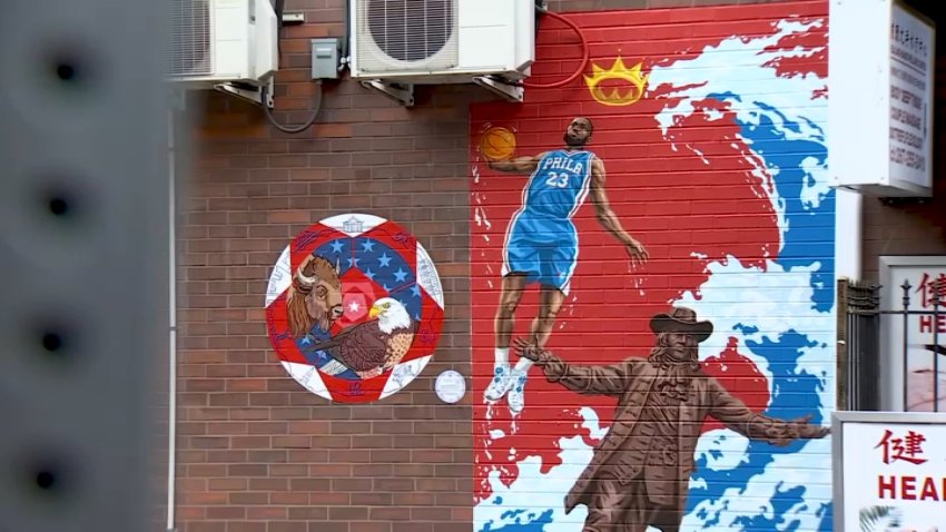 lebron james mural chinatown