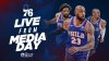 Mira en vivo el día de medios de los Sixers