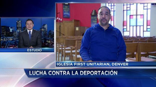 Inmigrante refugiado en iglesia espera respuesta